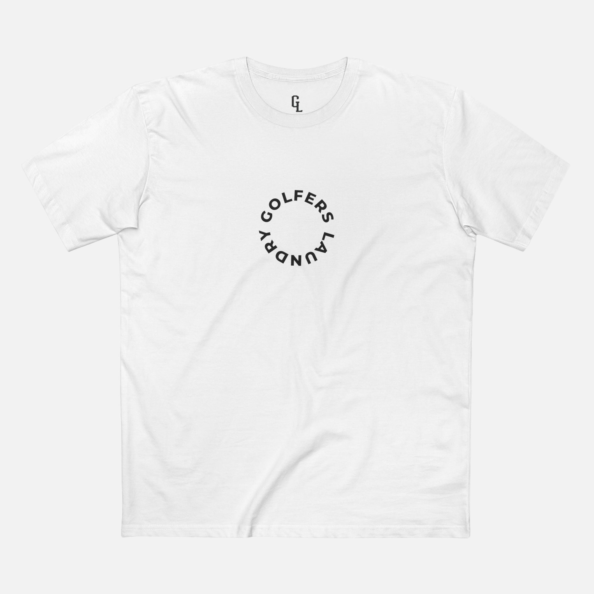 Let Dads Go Golfing Tee - White
