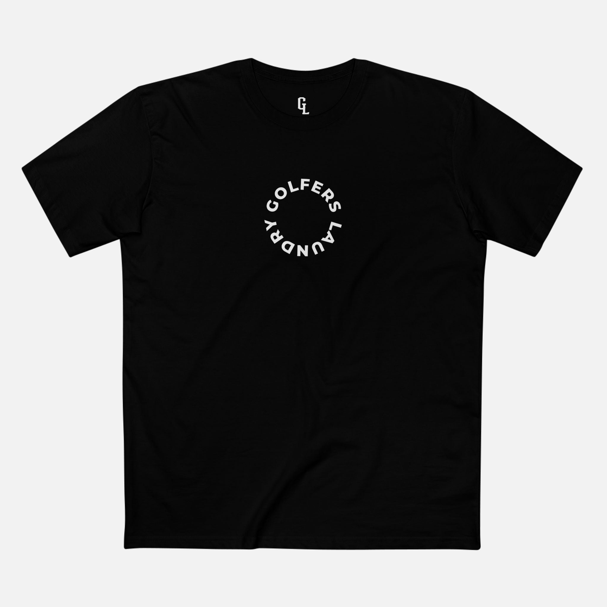 Let Dads Go Golfing Tee - Black